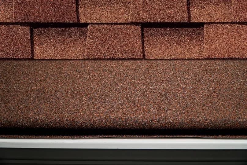 Weathered Wood stone coated gutter protection