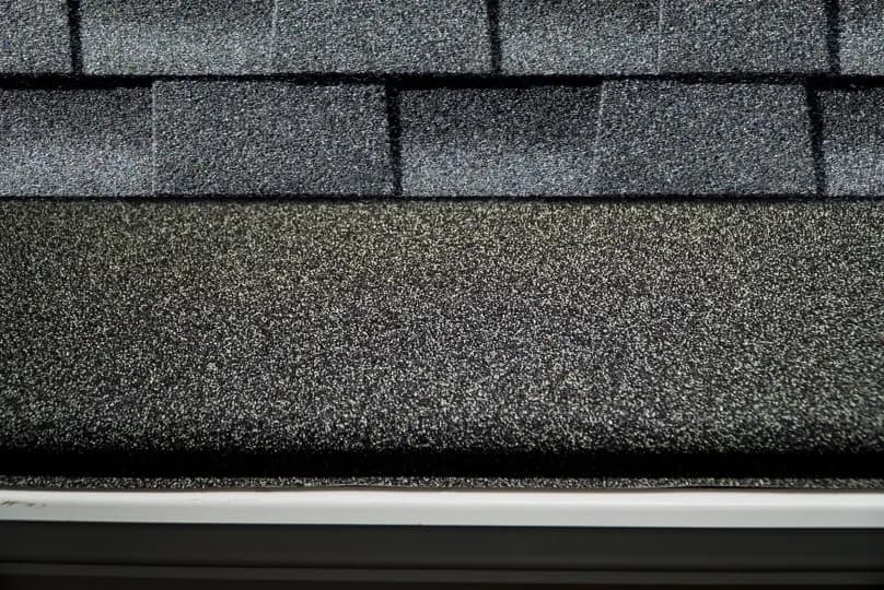 Forest Green stone coated gutter protection
